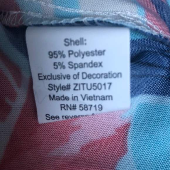 NWOT Colorful & Silky Tank 1X & 3X Available - Picture 7 of 9